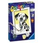 CreArt pictura pe numere pentru copii caine dalmatian